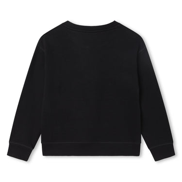 Sudadera HUGO negra para niños y adolescentes